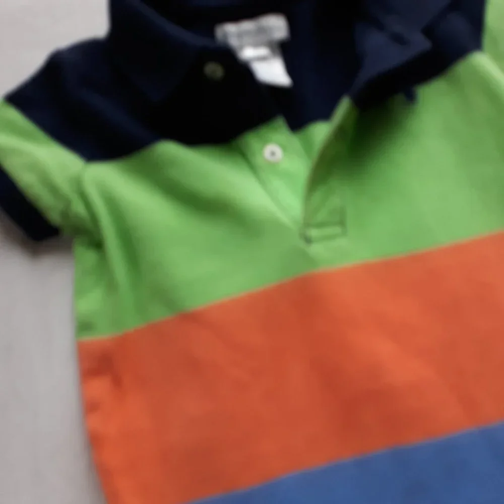 Ralph Lauren Striped Boys Onesie